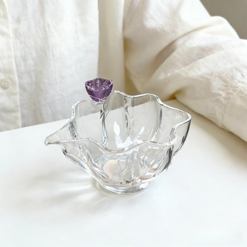 

New Lotus Seedpod High Borosilicate Cups Household Kung Fu Tea Set Accessories Handmade Tea Leaf Filter Tea Dispenser Daily Use