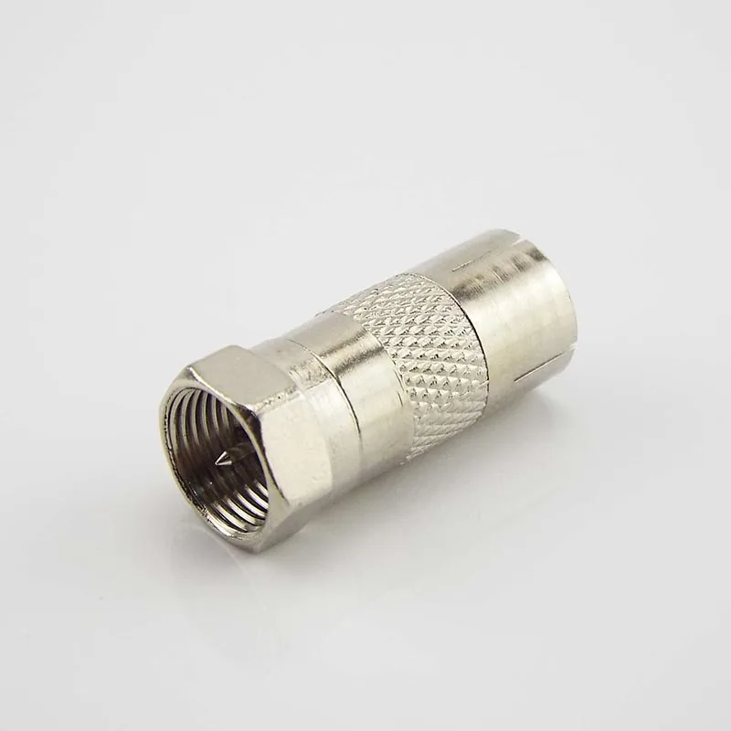 F Type Mannelijke Stekker Connector Aansluiting Rf Coax Adapter F Man Naar Rf Converter Voor Tv Aerial Vrouwelijke Rf Coaxiale F-Type Adapters