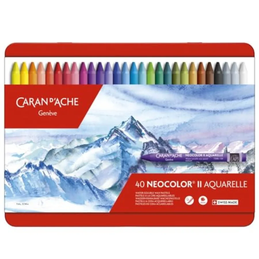 

Classic Neocolor II AQUARELLE Water-Soluble Pastels 40 Colors