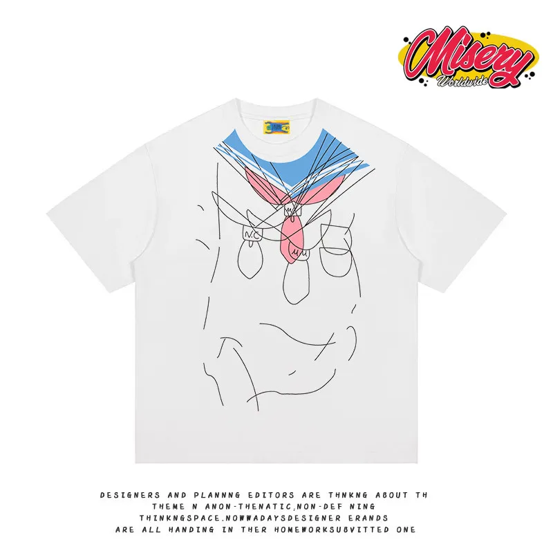 

Floral Print T-Shirt Soft Breathable Casual Comfortable Unique Designer Anime Style Printed Short Sleeve Unisex Streetwear To