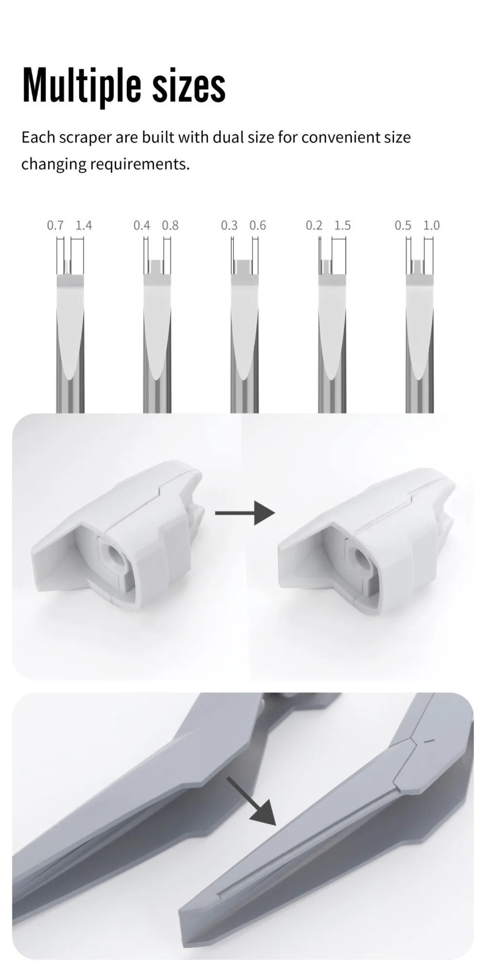 DSPIAE ZPB Gerade Kantenfräser GS Stufenfräser Präzisions-Anreißwerkzeug Professionelles Handwerkzeug-Set für Gunpla Plastikmodelle DIY – Detail 9