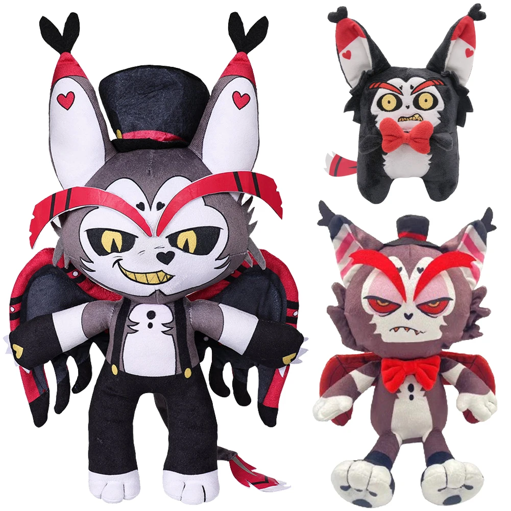 Anime Husk Peluches de pelúcia para dramatização, Adereços de estatueta de Halloween, Fantasia vestido festa mascote, Presentes para dramatização, 33 cm, Atacado