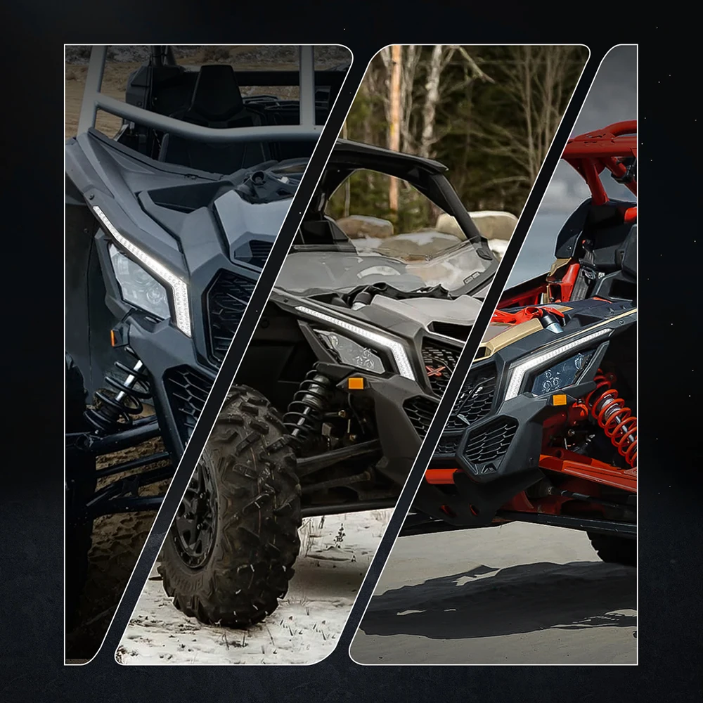 DOT LED Richtingaanwijzers Voor Can-Am Maverick X3 Max R RR Can Am 2017-2025 Front Signature Running Lights DRL Indicatoren 710004994