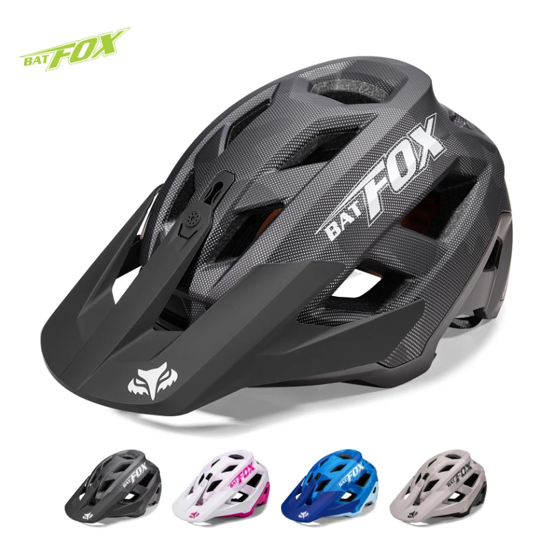 AliExpress BATFOX MTB Bike Helmet 2025 Limited Special Colors E-Bike Helmet Electric Scooter Bicycle Helmets For Youth Adults Men and Women