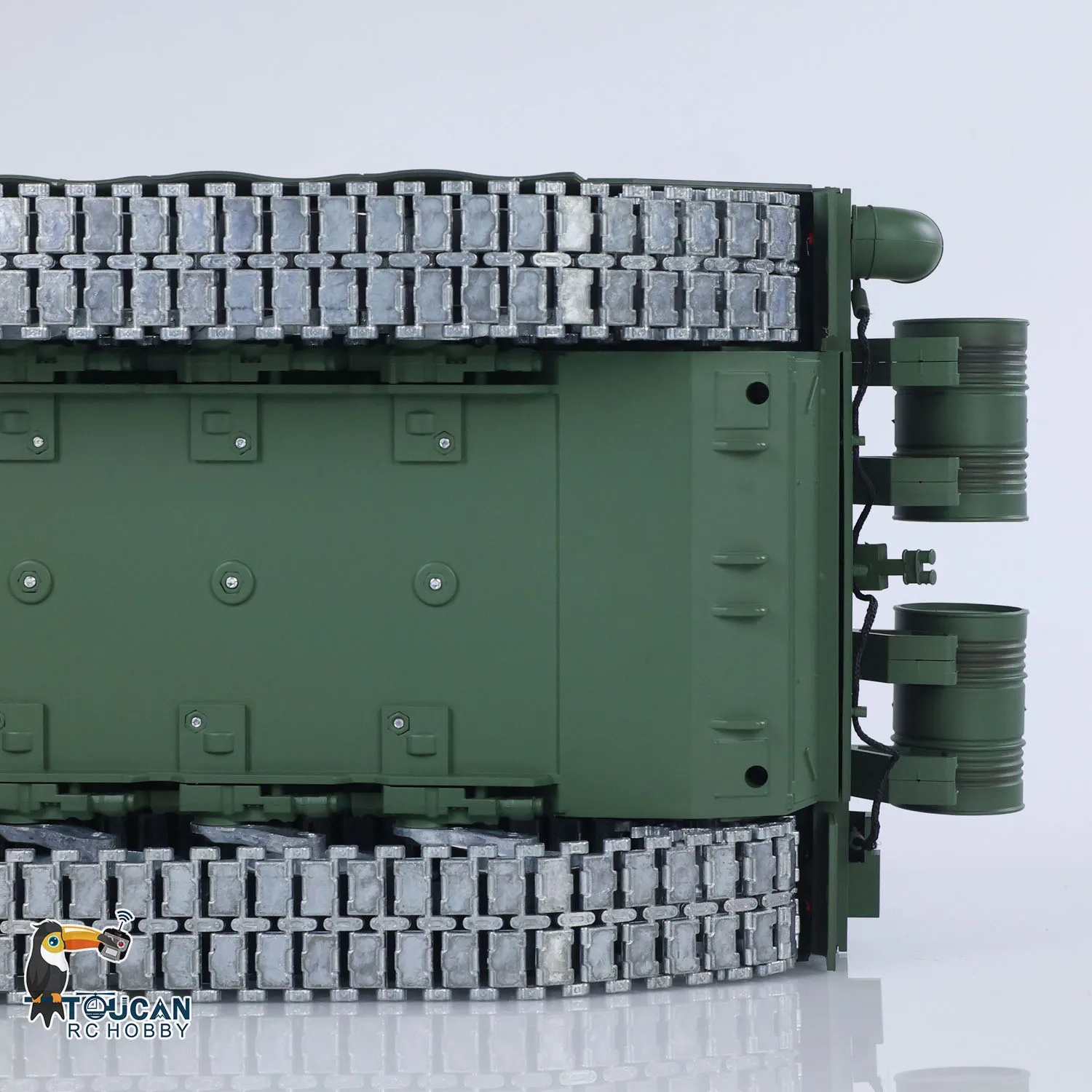 รถถังทหารบังคับวิทยุ TD 1/16 H2408 RC รุ่น Leclerc พร้อมล้อขับเคลื่อนโลหะ ล้อถนน เกียร์ ชุดควัน ของเล่นรถถัง Panzer