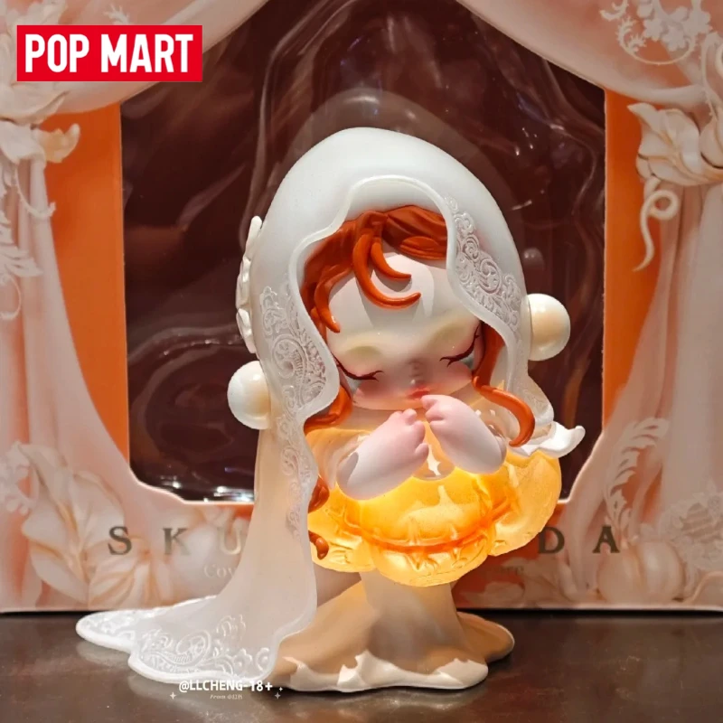 

Genuine in Stock POP MART SKULLPANDA Covenant of The White Moon Collect Ornament Gift