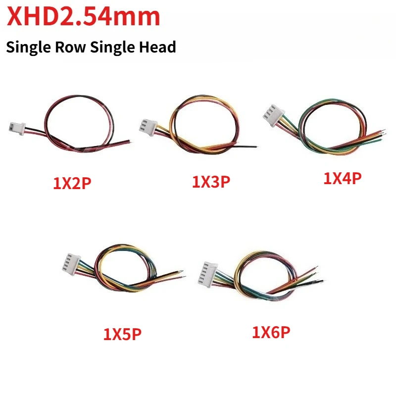 

XHD2,54 мм, расстояние 26AWG, однорядная вилка, клеммный провод, электронный соединительный провод, одна головка, 1X2P/3P/4P/5P/6PinLenght10/20/30 см