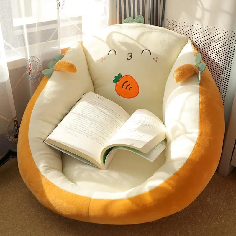 Cushion Floor Lazy Tatami Winter Sitting Cushion, Bedroom Home Bay Window Soft Pillow, Thick Cozy Warm Round Seat Cushion