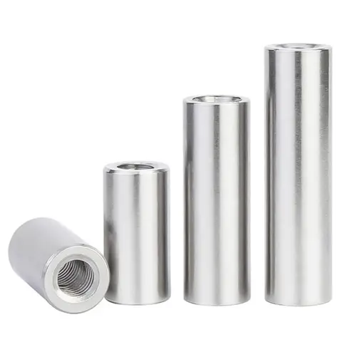 304 Stainless Steel Internal Threaded Cylindral Dowel Positioning Connecting Rod Double End Pin  Extension Nut M4 M5 M6 M8 M10