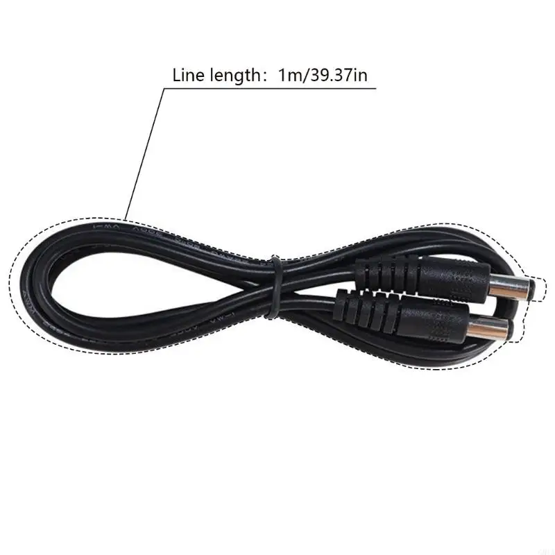 G8TA Double Male Connectors Wire DC5521/5525 ​​Удлинительного кабельного шнура для камеры камеры и светодиодные полоски