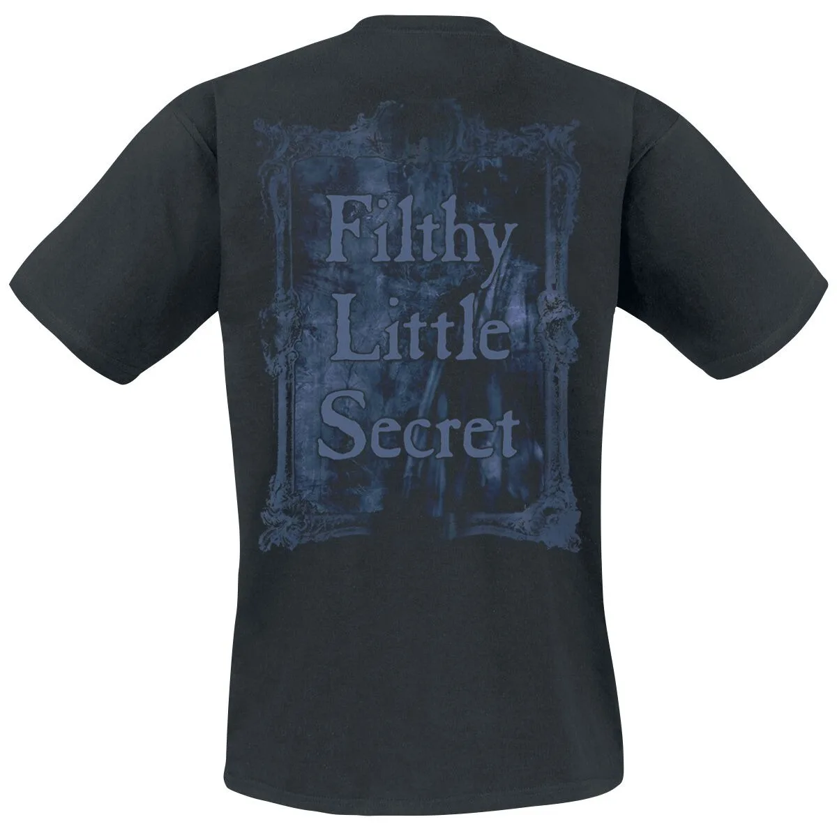 Cradle of Filth Dark Gothic Mirror Lady Print T Shirt, Mysterious Art Graphic Unisex Tee, Casual Loose Fit Streetwear