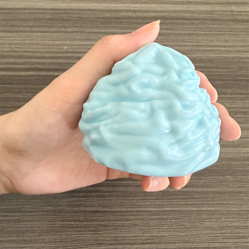 Creme-Roll-Squishy-Spielzeug zur Stresslinderung, kein Rückprall, Quetschspielzeug, formbarer Entspannungsball, Fidget-Spielzeug, Urlaubsgeschenke für Erwachsene – Detail 5