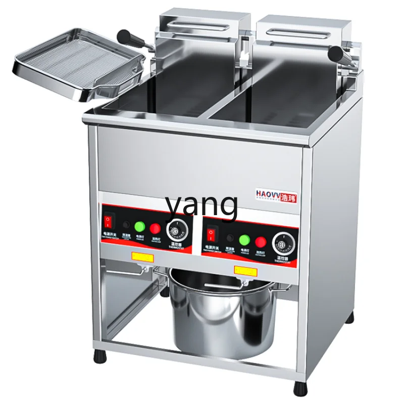 

CX Vertical Electric Fryer Commercial Fried Chicken Pot Deep Frying Pan Intelligent Large Capacity Fried Machine