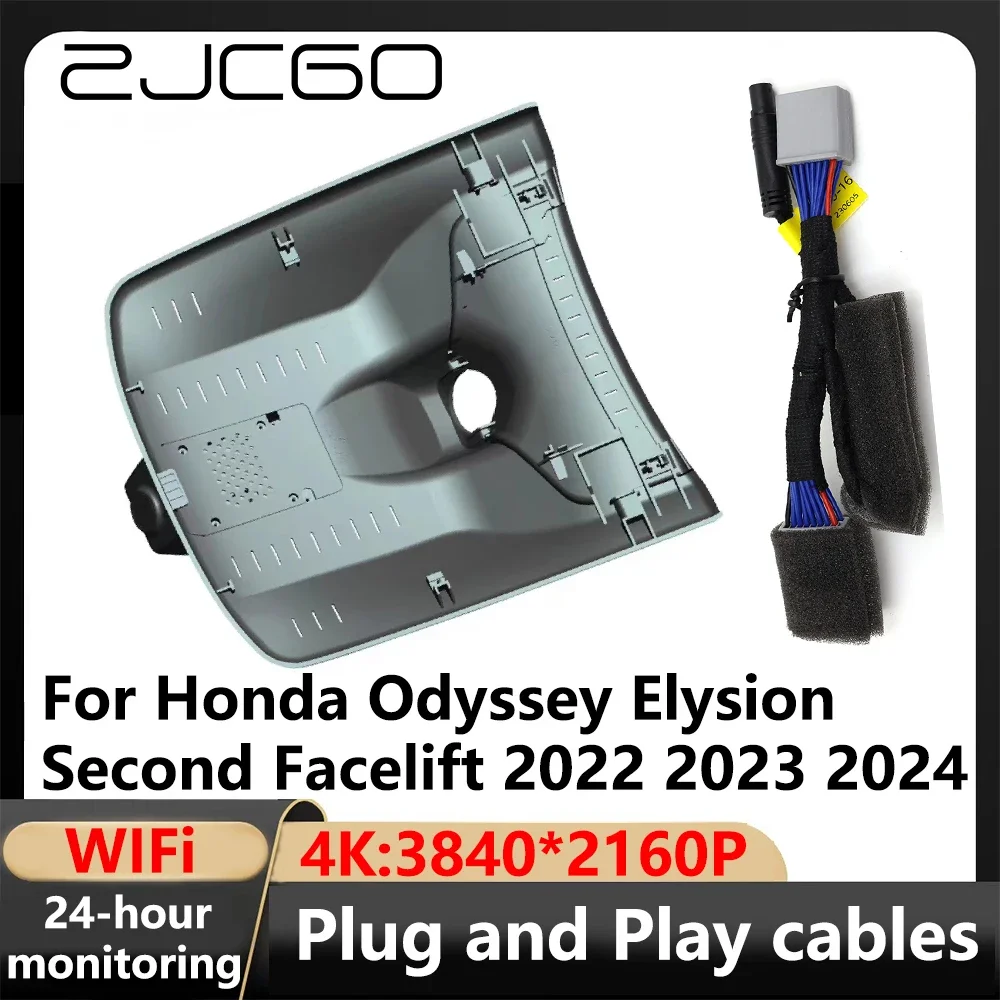 

ZJCGO 4K Wifi 3840*2160 DVR Dash Cam Camera Video Recorder for Honda Odyssey Elysion Second Facelift 2022 2023 2024