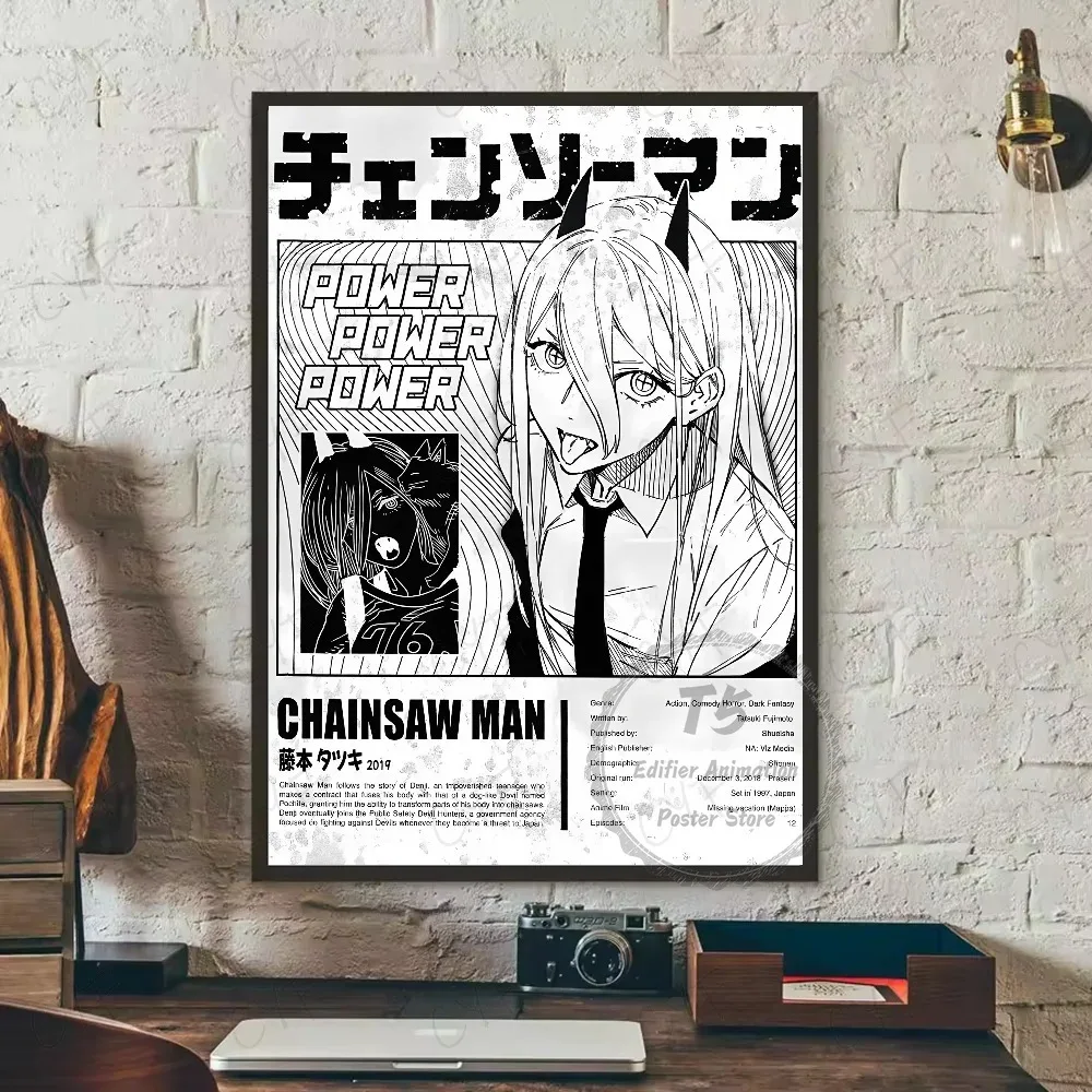 Classic Anime C-Chainsaw M-Man Poster Sticker