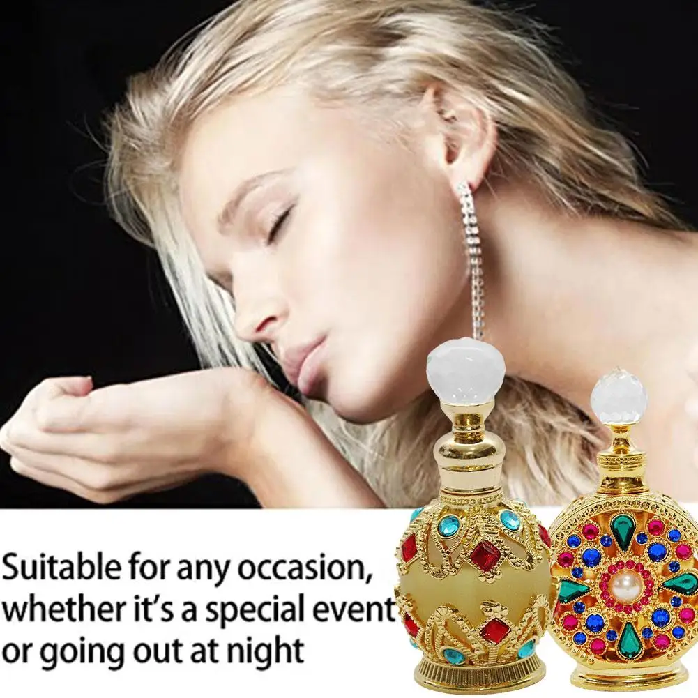 Newest Arabian Perfume Dubai Essential Oil Perfume Fragrances 15ml Arabic Perfume For Women Long Lasting Perfume Luxury