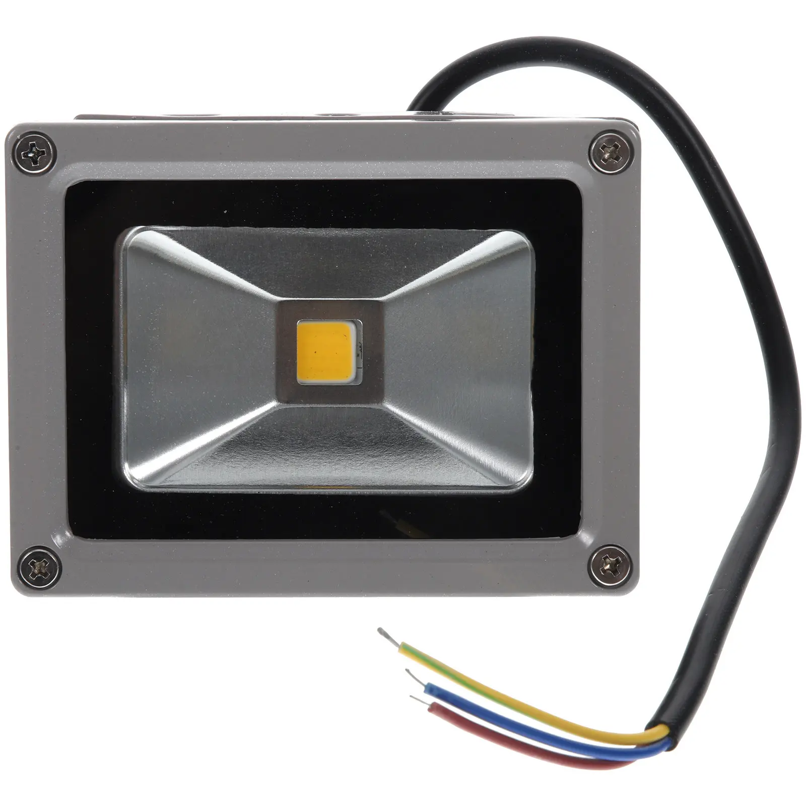 10W LED Flood Light Waterproof Outdoor Warm White Energy Saving Security Spotlight AC85V 265V for Yard Garden