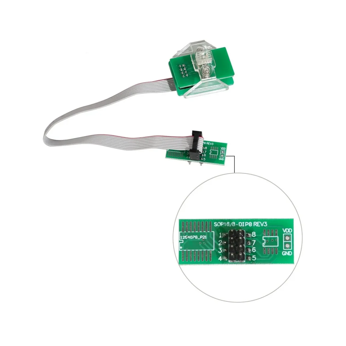 جديد 8Pin خط كليب Eeprom محول XPROG محول Soic8 Sop8 Sest كليب المقبس ل IProg البرتقالي XPROG CG PRO VVDI Prog UPA V1.3