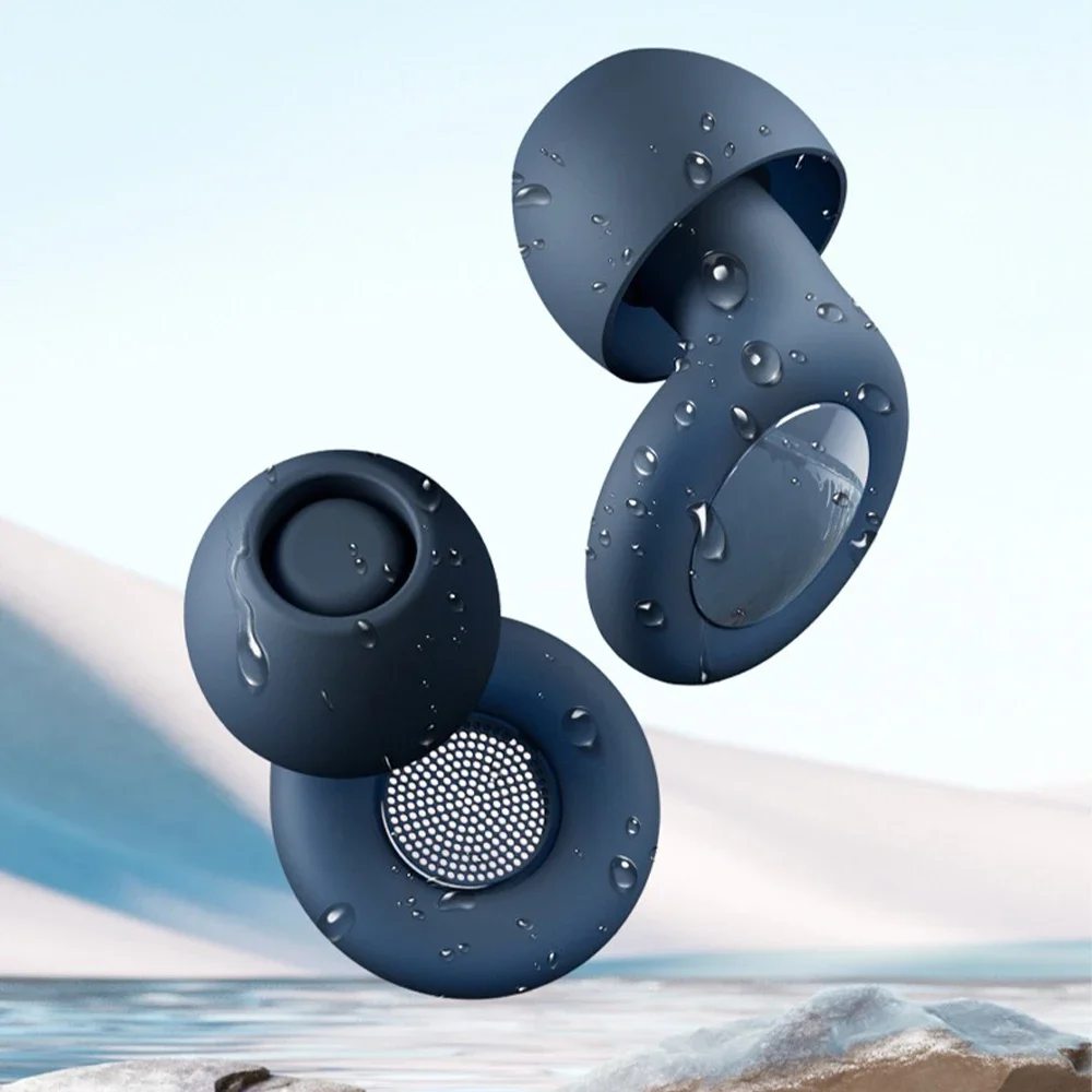 Bouchons d'oreilles en Silicone pour le sommeil, suppression du bruit, insonorisés, réduit les disturbances, bouchons d'oreilles à boucle de qualité