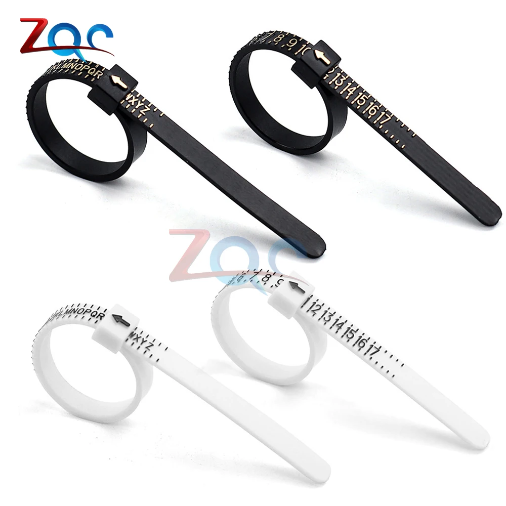 Ring Ruler Measurer Finger Coil Ring Sizing Tool UK Size US Size Measurements Ring Sizer Accessory Insert Guard Tightener Tools