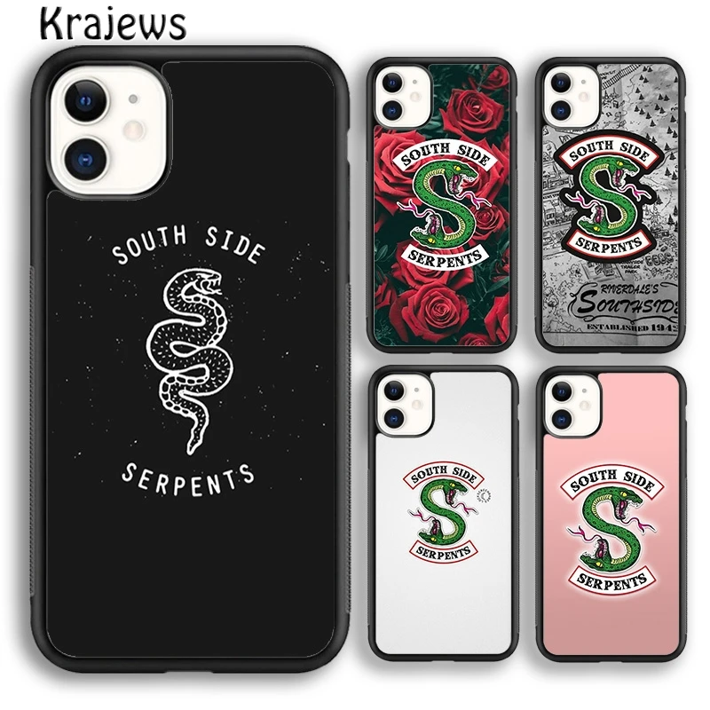 Krajews TV Riverdale Southside Serpents Phone Case Cover For iPhone 16 15 14 plus XS XR 11 12 mini pro max Fundas