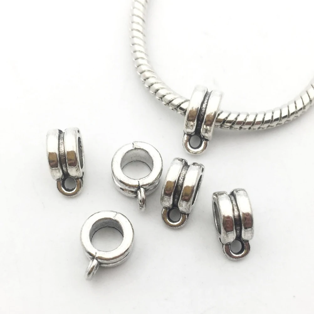 

Tibetan Silver Connector Necklace Pendant Heads Durable DIY Craft Spacer Bead Links for Bracelets Jewelry Making Kits