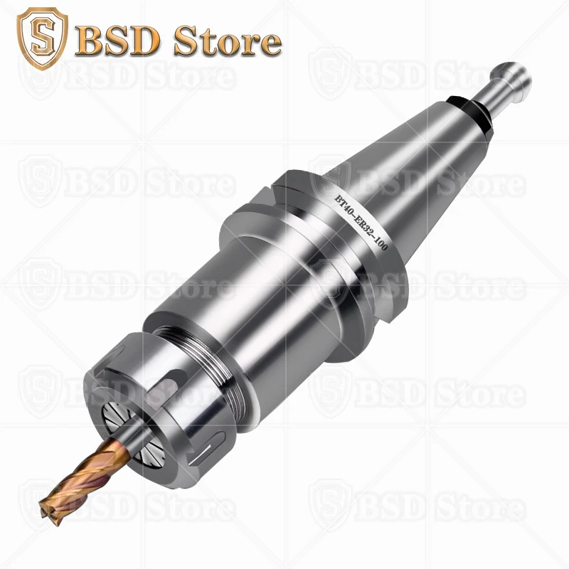 Imagem -02 - Bsd Alta Precisão Cnc Ferramenta Suporte Usinagem Centro Ferramenta Cabeça Cnc Chuck Bt30 Bt40 Er11 Er16 Er20 Er25 Er32 40