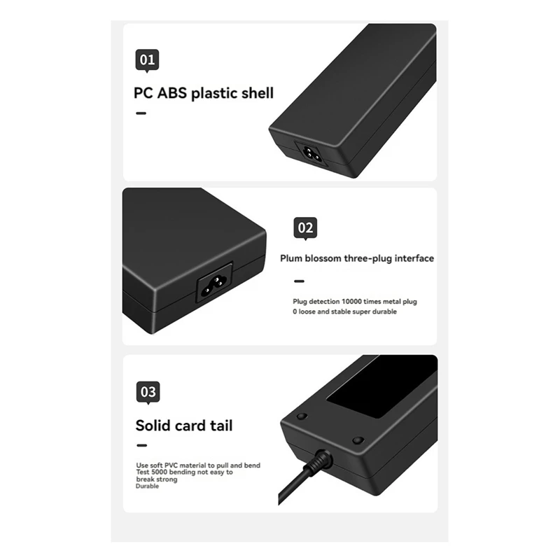 19.5V 10.3A 200W Laptop Power Adapter For HP OMEN 4/5/6 (Not Equipped With AC Power Cord)