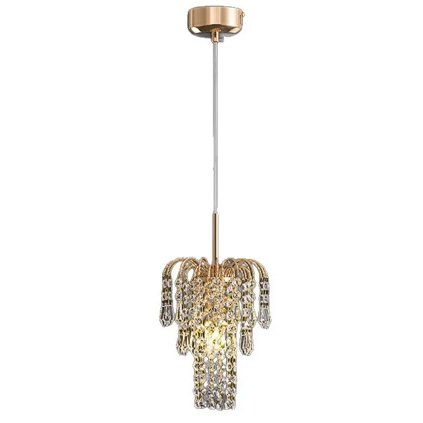 

Bedside chandelier high-end light luxury French new bedroom entrance crystal small chandelier designer fringed restaurant li