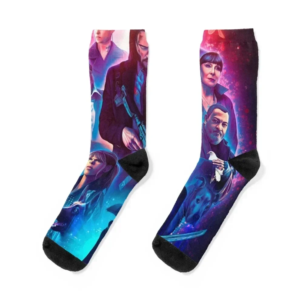 john wick Socks sports and leisure bright garter gym christmas gifts Socks Female Men's