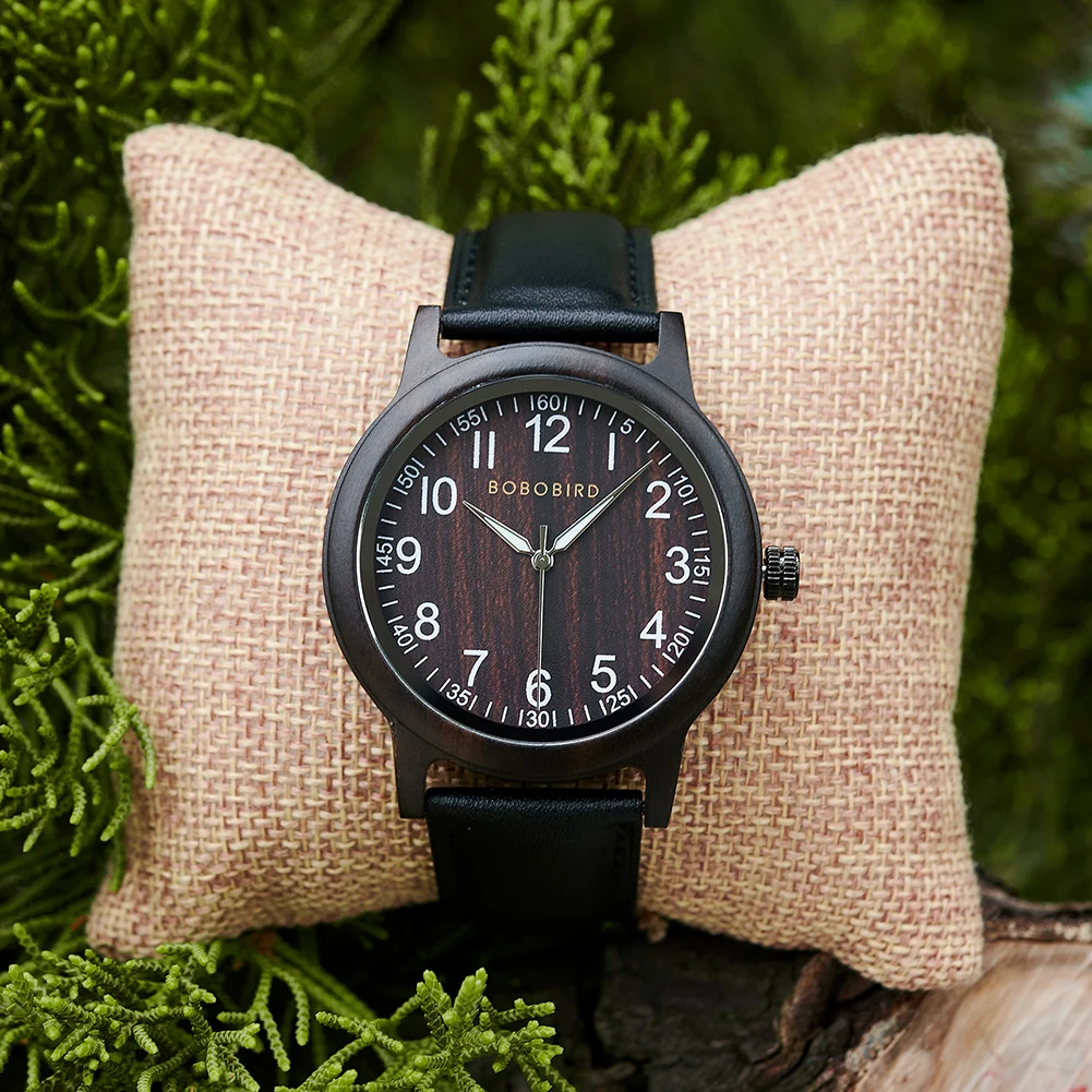 BOBOBIRD Couple Wooden Watch Set Classic Eco-Friendly Timepiece for Men Women Quartz Watches Business Casual Wear Gift for Coupl