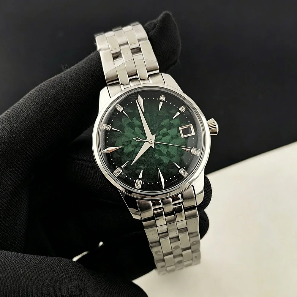 2026 New Ladies' Watch Cocktail Dial Watch 33mm Stainless Steel Watch Automatic Watch Suitable for NH35 Movement Watch view 5