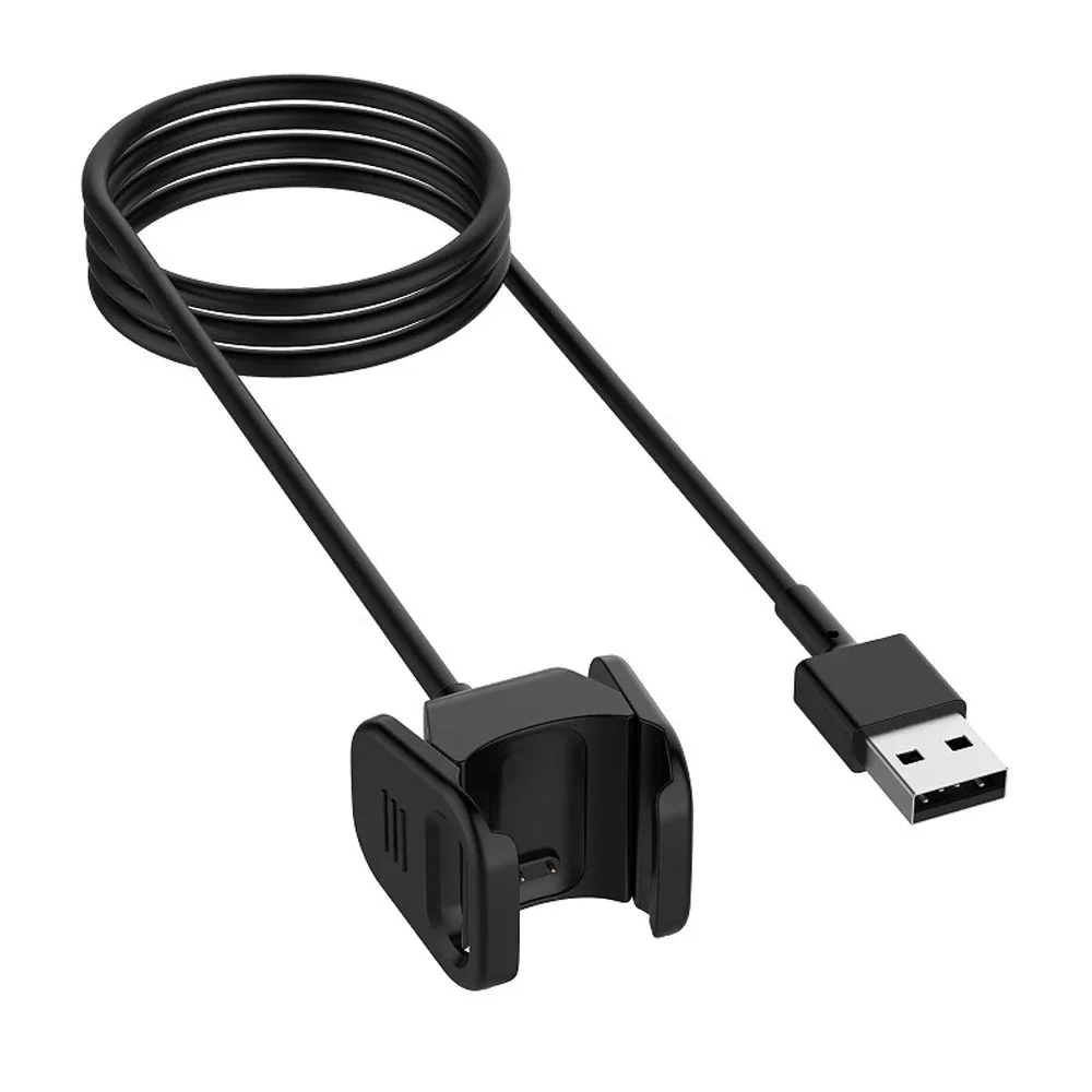 Caricatore USB per braccialetto intelligente Fitbit Charge3 Cavo di ricarica USB per caricabatterie adattatore dock per braccialetto Fitbit Charge 4 3 2