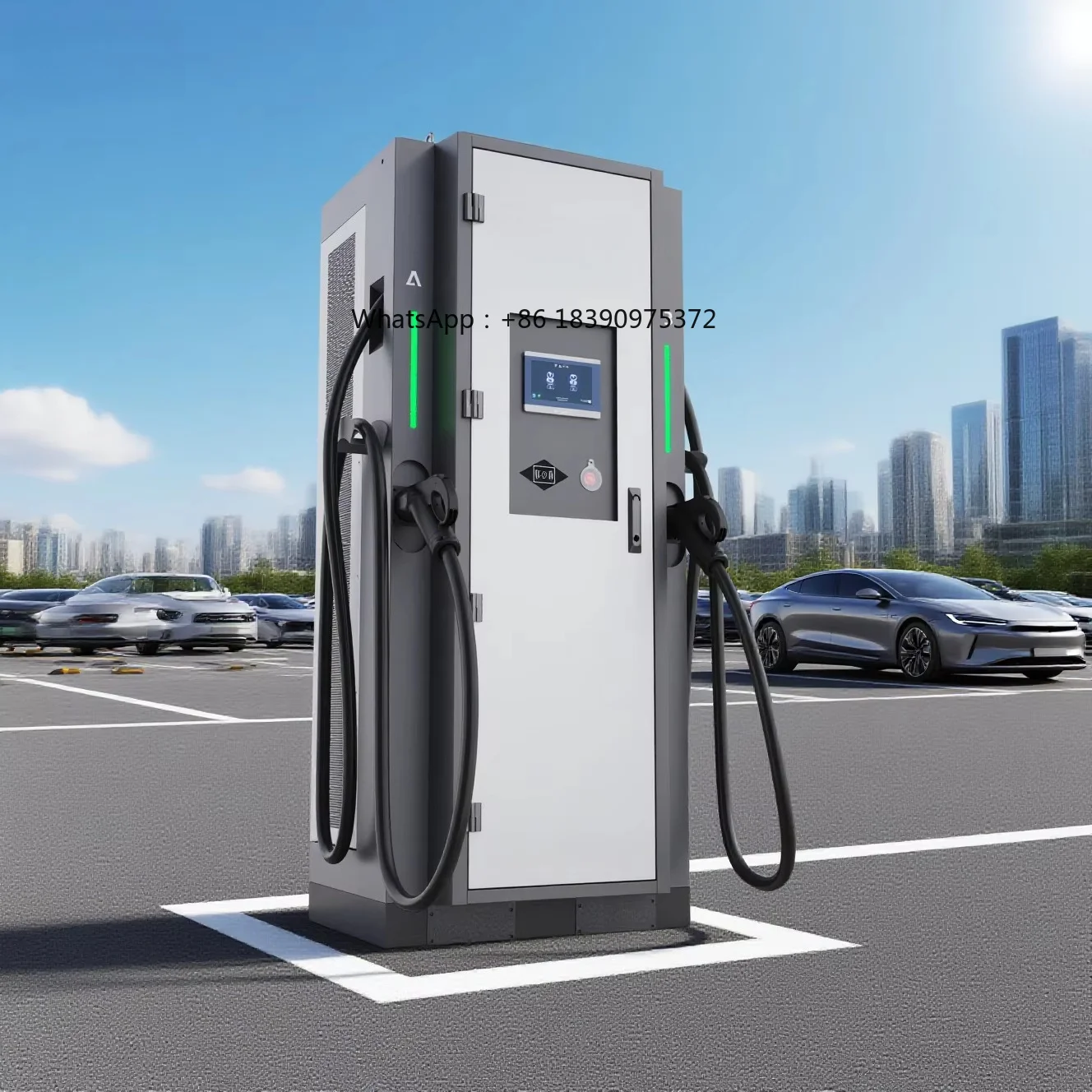 

Manufacturer's New 90kw GBT Dual-Gun Electric Vehicle Charging Station Pile DC Charger