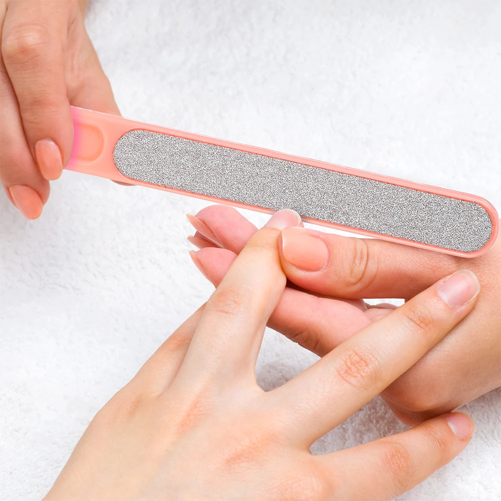

3Pcs Nail Files for Natural Nails Portable Travel-Friendly Smooth Buffing Shaping Block for Home Salon Manicure Pedicure Tools