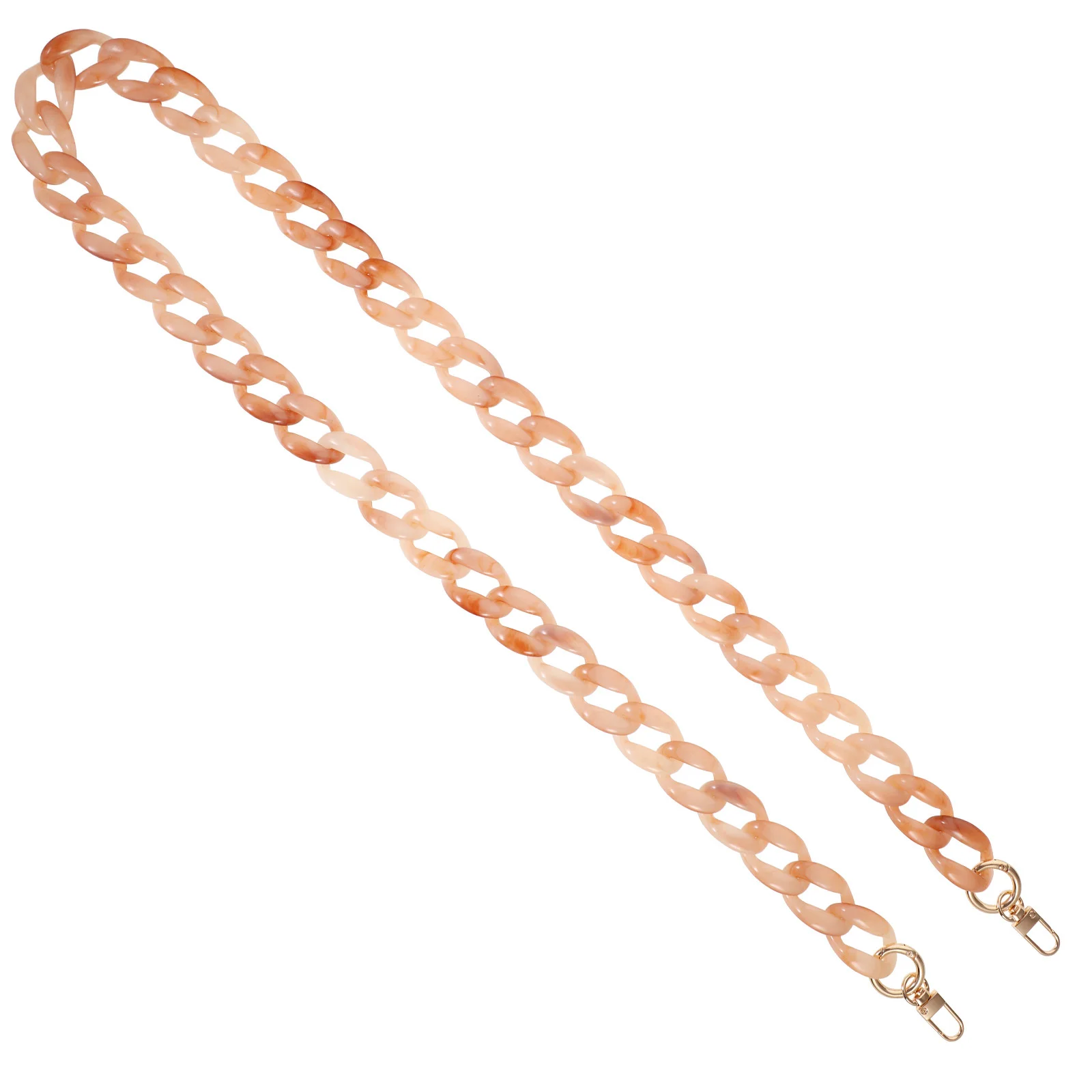 

Double-End Clasp Long Acrylic Handbag Chain Tote Bag DIY Repairing Accessories Exquisite Craftsmanship Smooth Touch