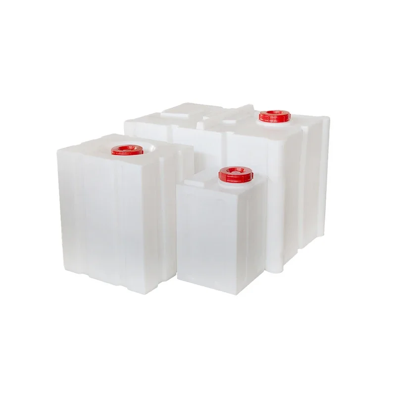 Rectangular 100L 200L Plastic Water tank With drain valve, Square 50 gallon Plastic drinking water tank