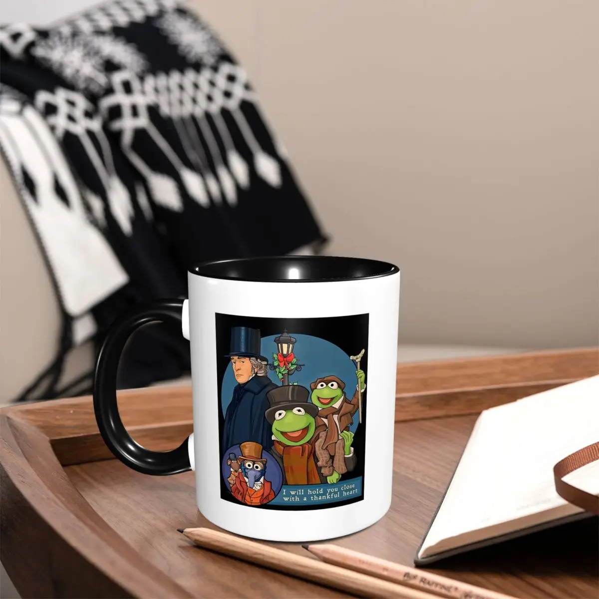 I Will Hold You Close With A Thankful Heart Muppet Christmas Mug Ceramic Coffee Cups Tea Mugs Milk Cup Drinkware Gift for Friend