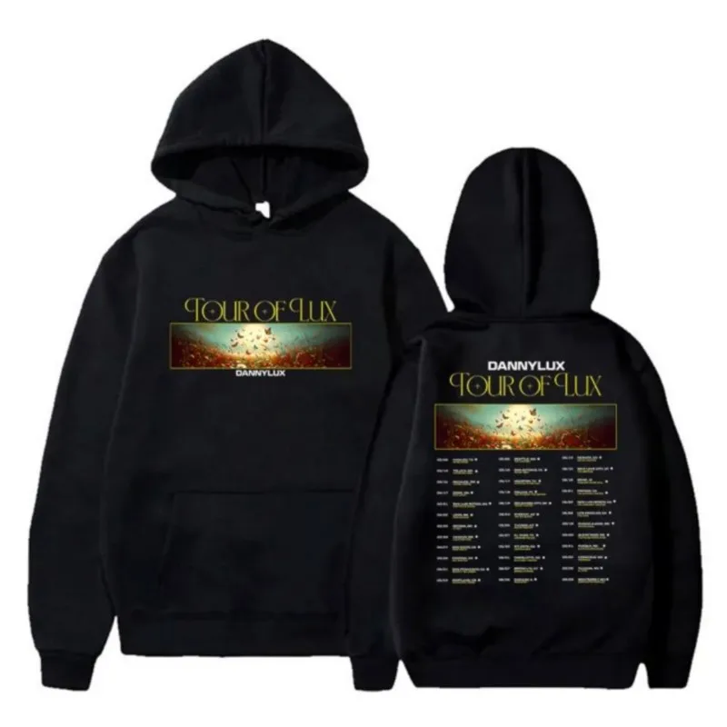 DannyLux 2024 DLUX Tour Hoodie Merch For Men/Women Unisex Winter Long Sleeve Sweatshirt Streetwear Hooded