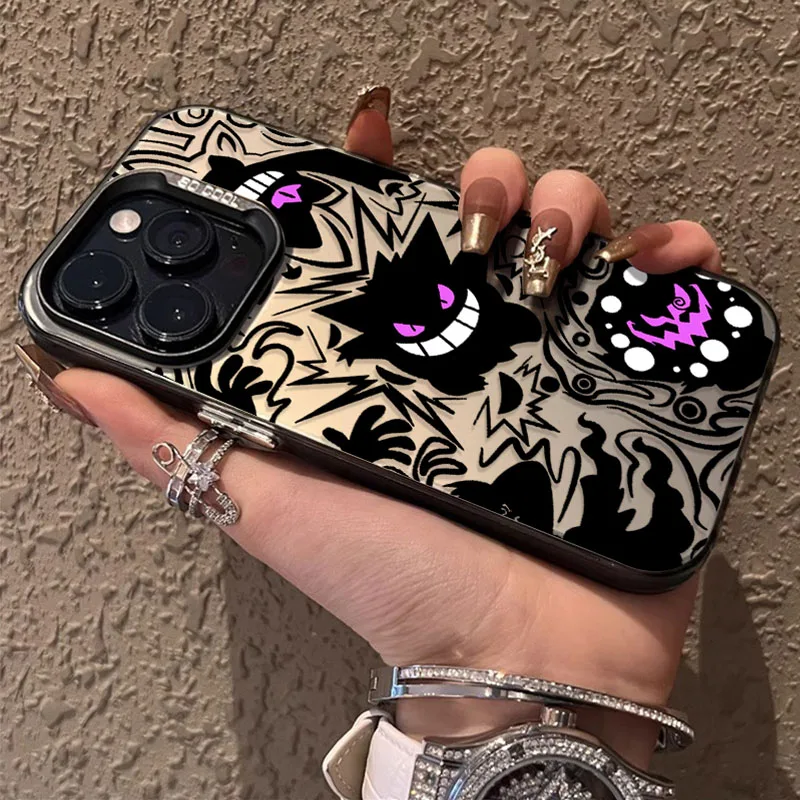 Cool P-Pokemon Gengars Matte Hard CaseสําหรับSamsung Galaxy S24 S25 Ultra S23 Plus S22 S21 FE A56 A36 A26 5G A16 a06 4Gหมายเหตุ 20