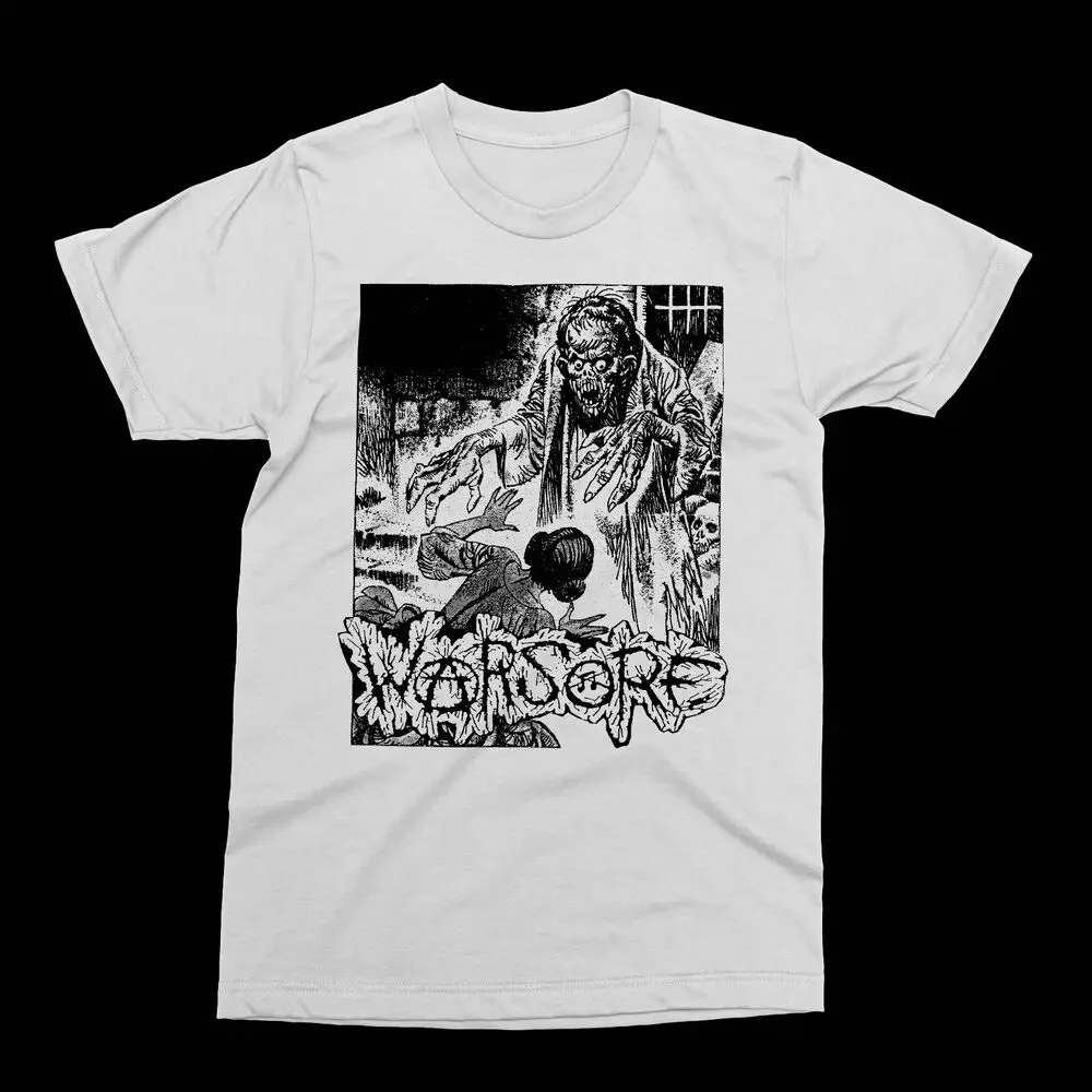 WARSORE - Monsters White Shirt - Grindcore, Punk,Unholy Grave,Yacopsae, Rare Tee  High Quality 100%Cotton Short Sleeve