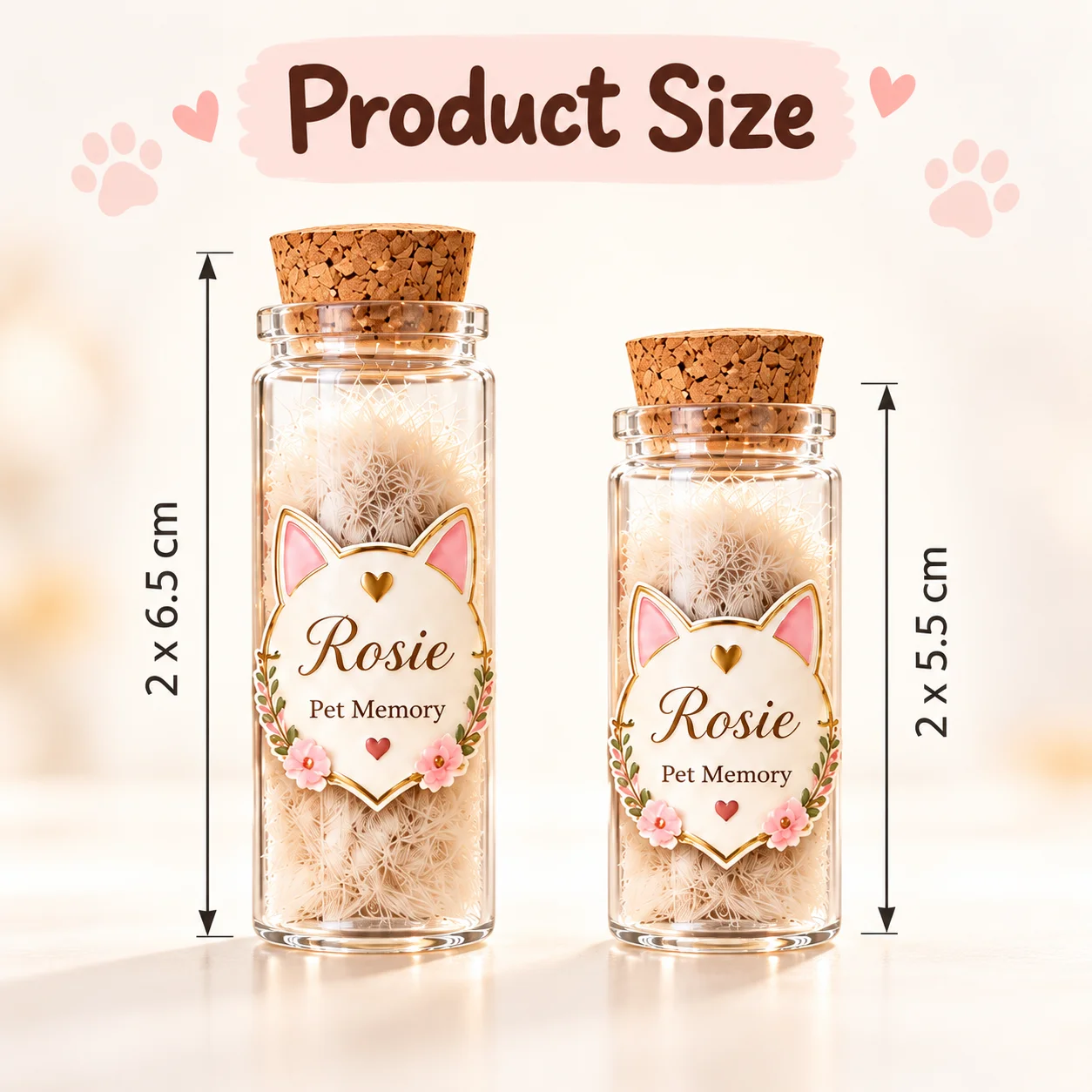Custom Glass Jar Text Crystal Sticker Memory Jars with Cork Stopper Key Lock Elf Pendant Wish Bottles Keepsake for Wedding