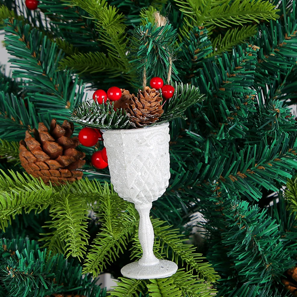 

4Pcs Christmas Hanging Ornament Pine Cone Pendant Sturdy Home Decor Fine Workmanship Easy Installation Xmas Tree Decoration