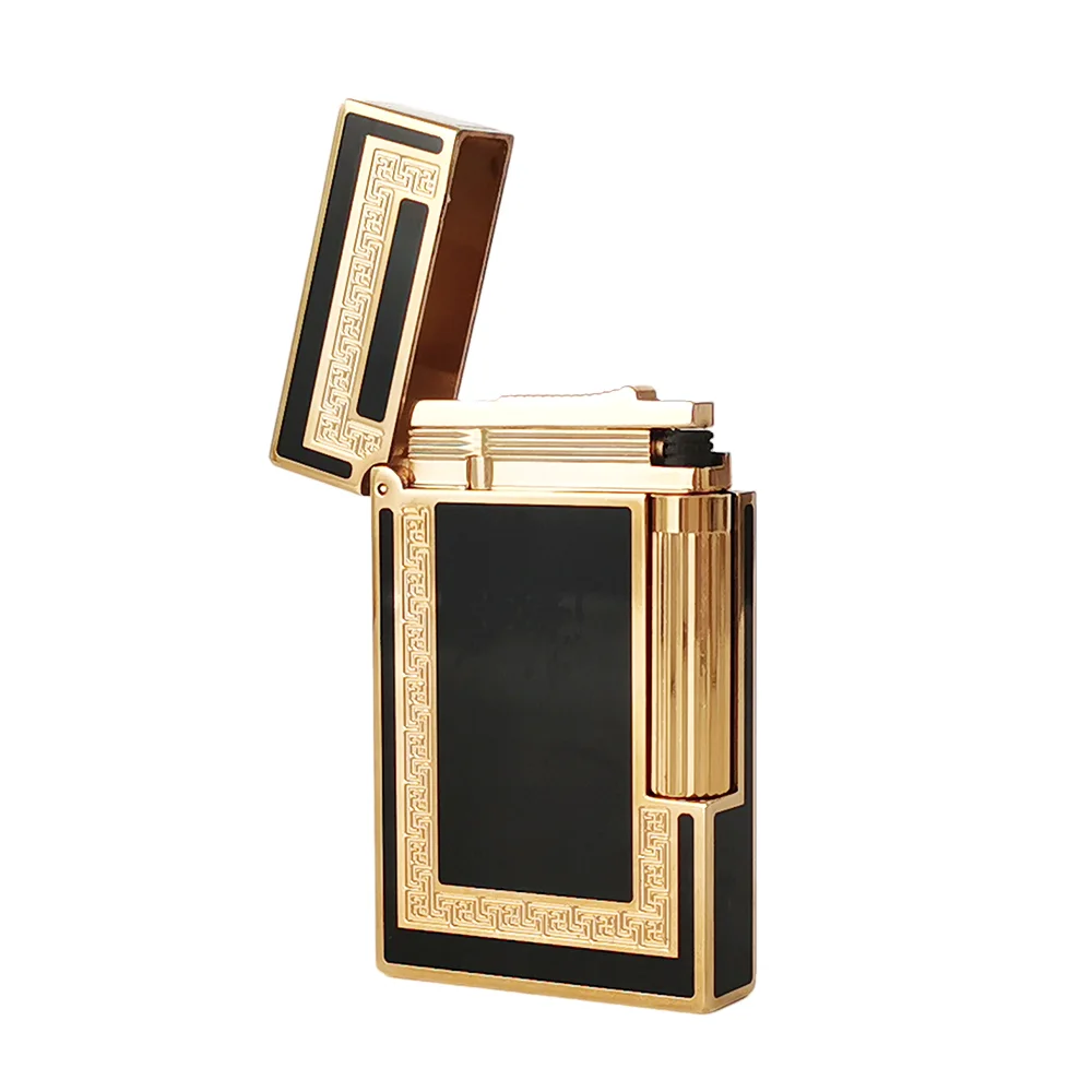 

Retro Gas Lighter Metal Lacquer Tobacco Smoking Cigarette Gadgets Collection Men Farther Gifts Cigar Ourdoor Tools