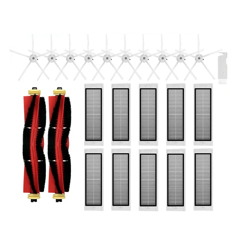 

A43F-For Xiaomi Mijia 1St Gen / 2 / 1S / SDJQR01RR / SDJQR02RR / Roborock S5 Max / S6 Maxv / E4 Main Side Brush Filter Parts