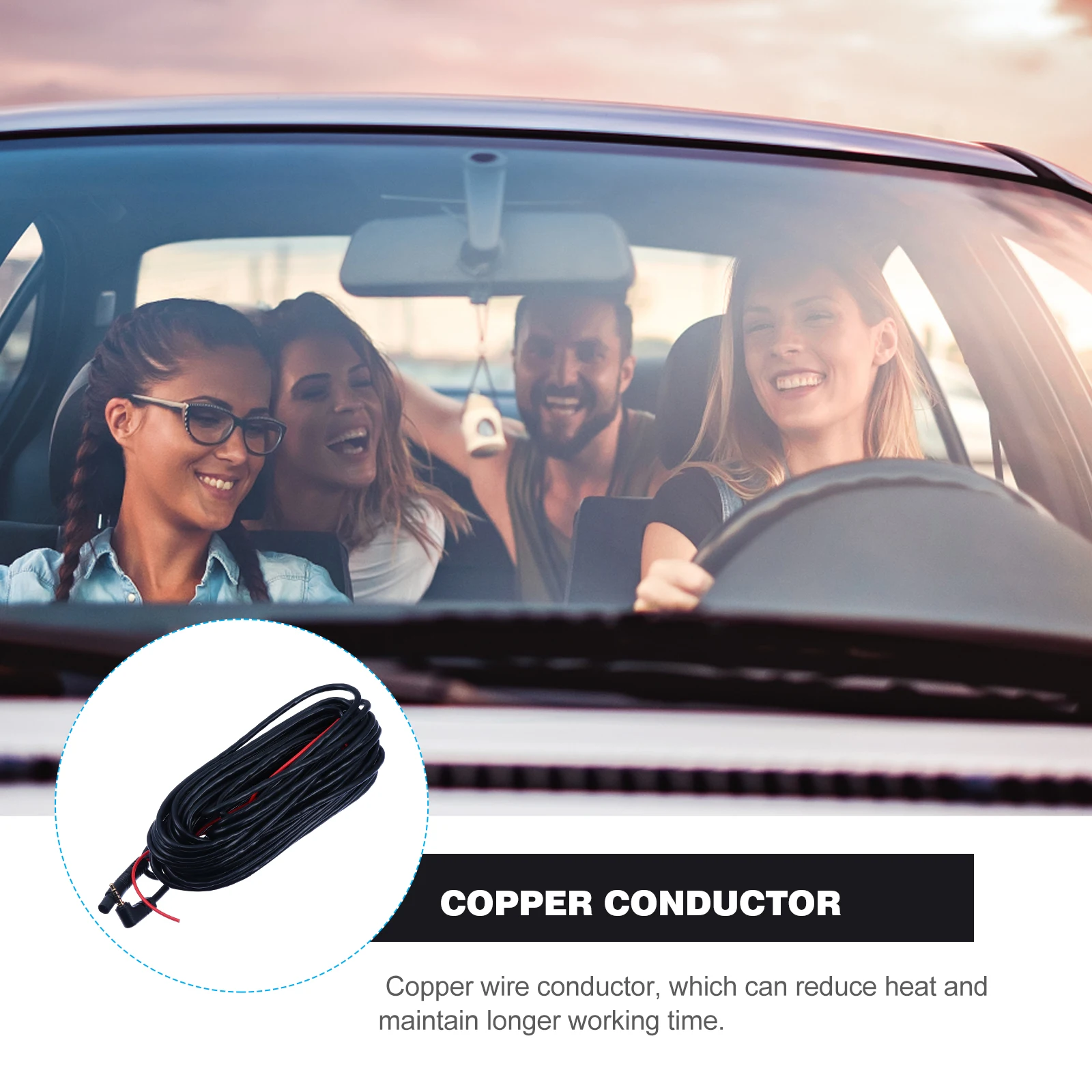

10M Car Extension Cable High Quality Copper Wire Diy Extension Cord Durable Long Working Professional Accessories