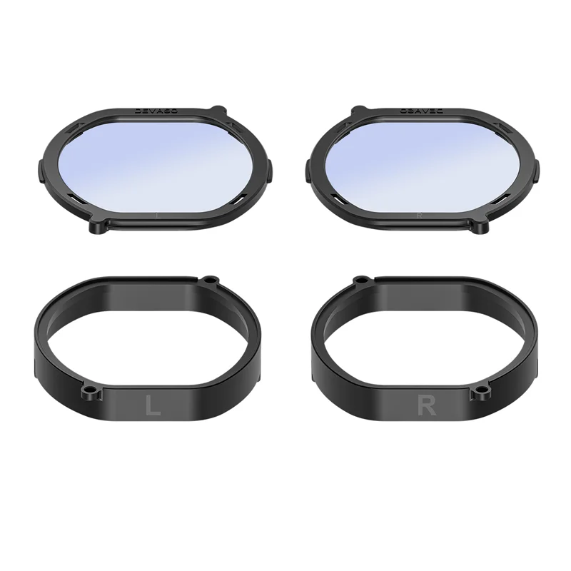 B48A Myopia Lens Black Magnetic Glasses Quick Disassemble Protection VR Prescription Lenses For PSVR2 For PSVR2