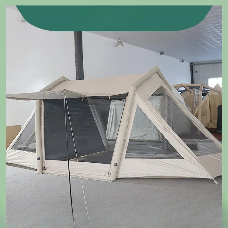Inflatable tent Sunscreen Double layer fishing Windproof Portable mobile tent]