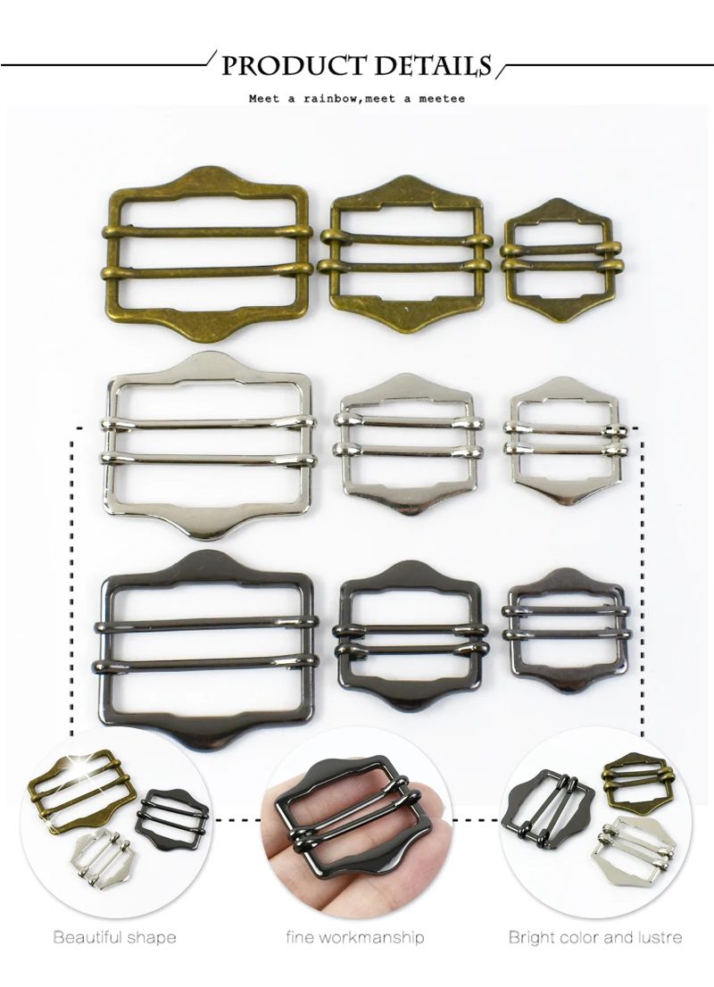Boucles Laiton Robustes à Rouleau – Maroquinerie, 25/38/50mm, Lot De 2/5/10, UK