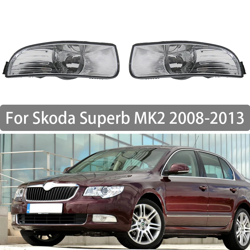 

Fog Lamp For Skoda Superb MK2 2008 2009 2010 2011 2012 2013 Front Bumper Anti Fog Light With Bulb 3T0941699 3T0941700